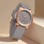 Naviforce 5051 Rubber Belt Ladies Watch- Gray - Image 2
