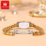 Olevs 5501 Tungsten Steel Ladies Watch- Golden - Image 3