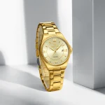 Naviforce 5073 Stainless Steel Ladies Watch- Golden - Image 2