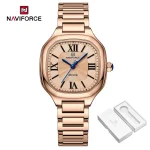 Naviforce 5042 Stainless Steel Ladies Watch- Rose Gold - Image 2