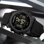 Naviforce 7104 Rubber Belt Men’s Watch- Black - Image 3