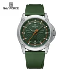 Naviforce 8031 Rubber Belt Men’s Watch- Green - Image 3