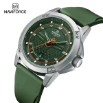 Naviforce 8031 Rubber Belt Men’s Watch- Green - Image 2
