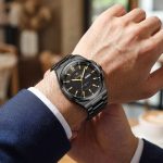 Poedagar 896 Stainless Steel Men's Watch- Black - Image 3