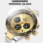 Naviforce 8049 Chronograph Men's Watch- Silver/Gold - Image 6