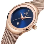 Naviforce 5004 Stainless Steel Ladies Watch- Rose Gold/Blue - Image 5