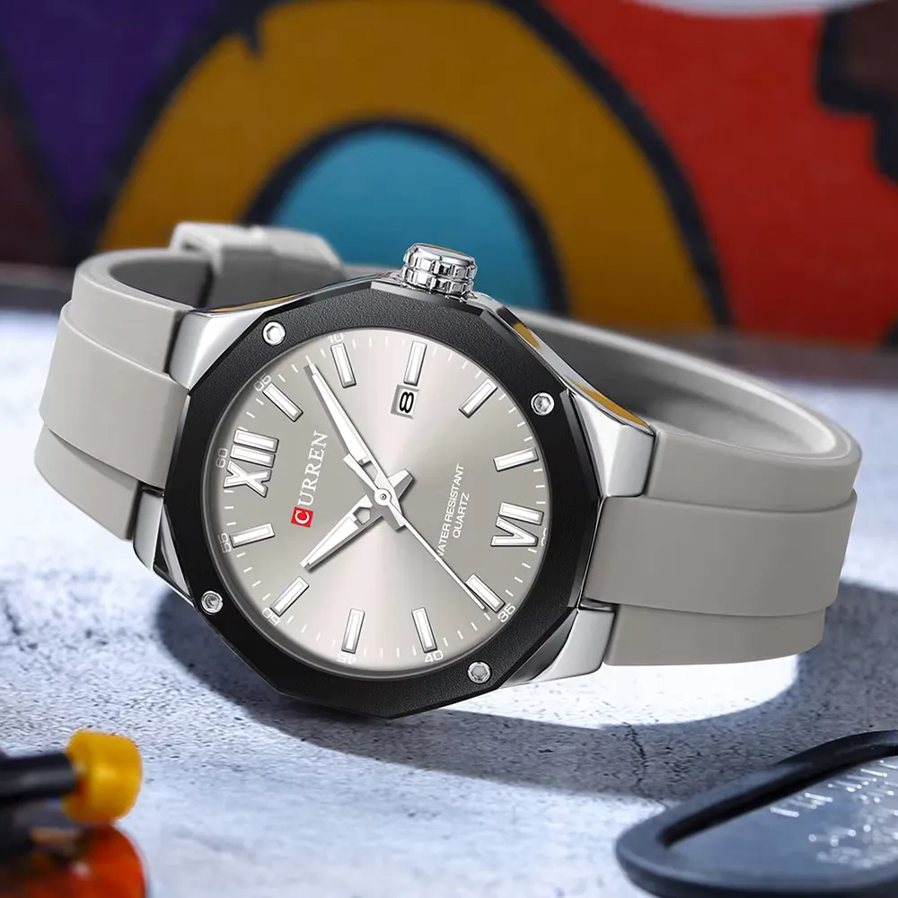 1765364761374_2025_08_12_175500245 Curren 8465 Rubber Belt Men’s Watch- Gray - Image 1