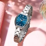 Curren 9112 Stainless Steel Ladies Watch- Silver/Blue - Image 2