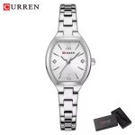 Curren 9112 Stainless Steel Ladies Watch- Silver - Image 2