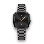 Poedagar 783 Stainless Steel Ladies Watch- Black - Image 2