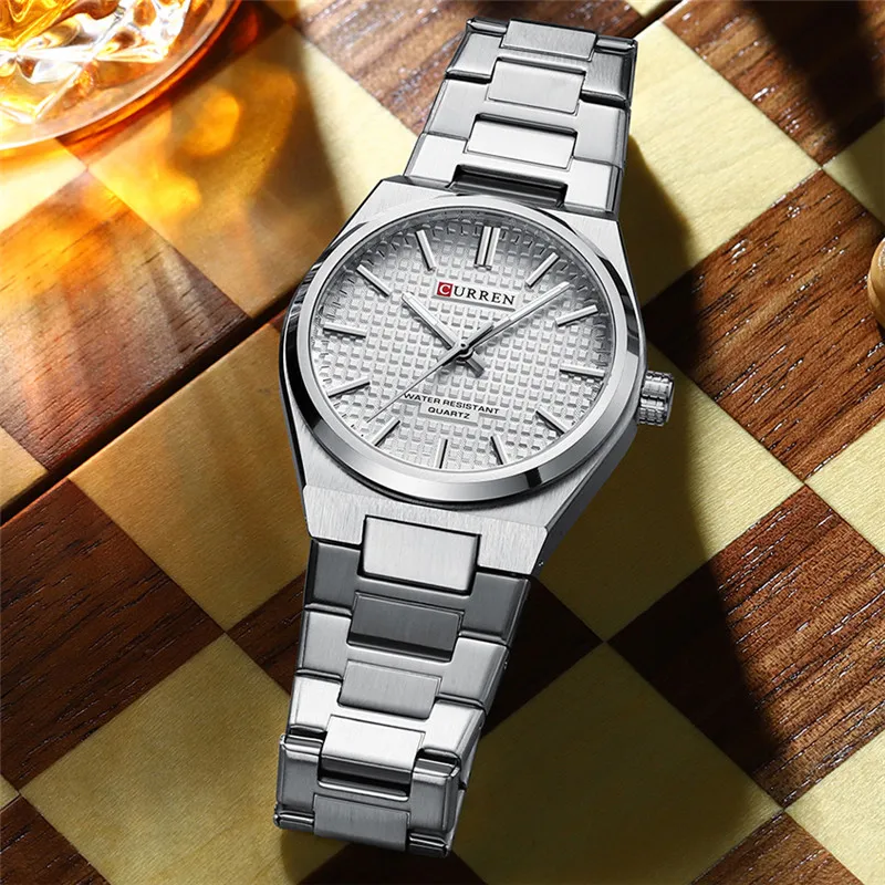 2025-08-12-1755003431644-CURREN-Sport-Men-Watch-Top-Brand-Luxury-Waterproof-Male-Clock-Silver-Stainless-Steel-Military-Quartz Curren 8439 Stainless Steel Men’s Watch- Silver - Image 1