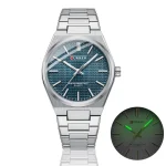 Curren 8439 Stainless Steel Men’s Watch- Silver/Blue - Image 4